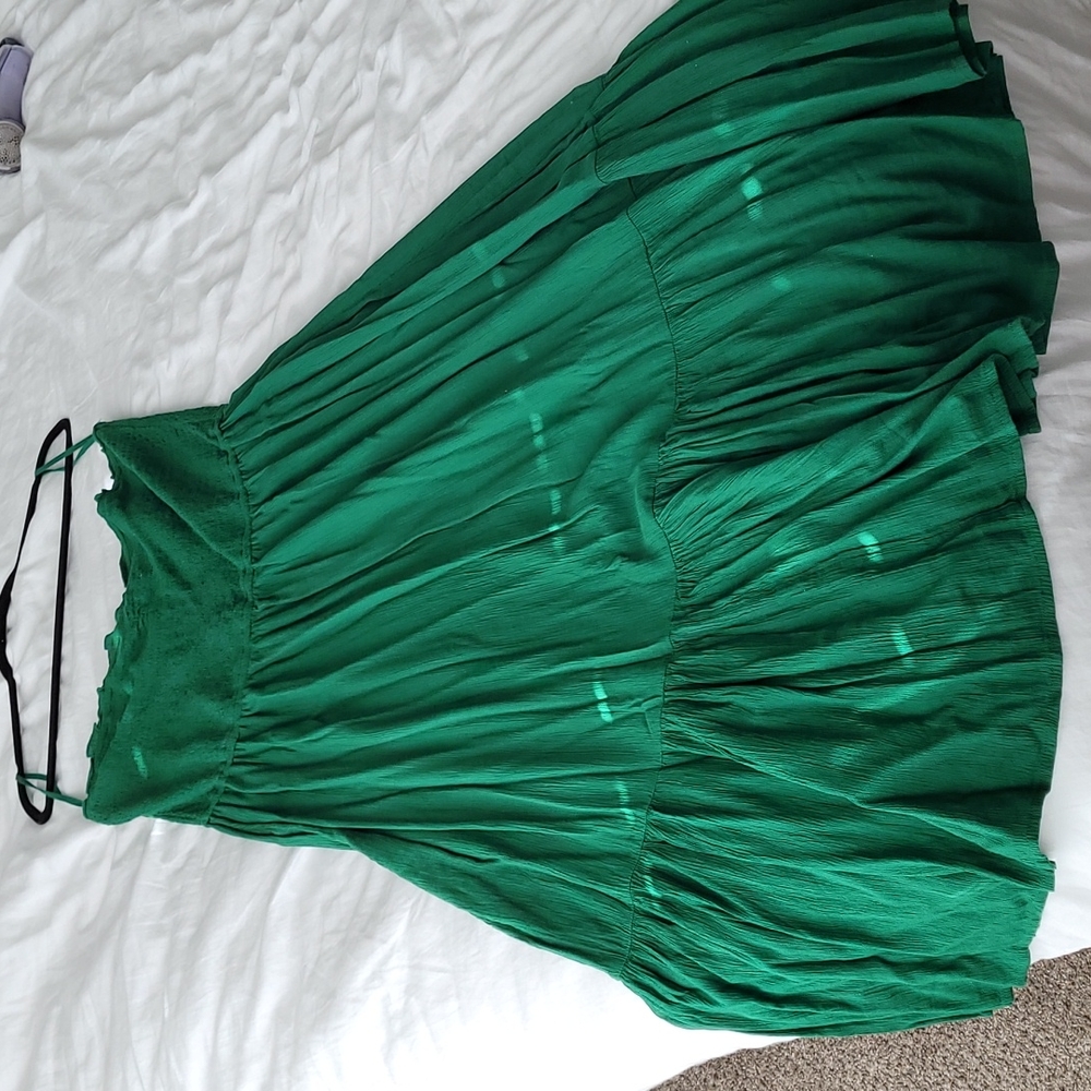 Aerie Strapless Midi Dress